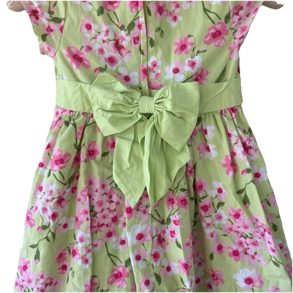 Gymboree SPRING‎ SOCIAL Dress Girl's 6 Summer Celebration Floral Cherry Blossoms